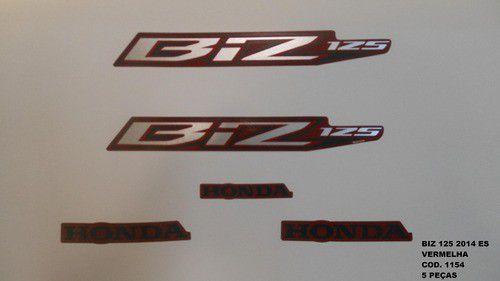 Faixa Biz 125 Es 14 - Moto Cor Vermelha - Kit 1154 - Jotaesse