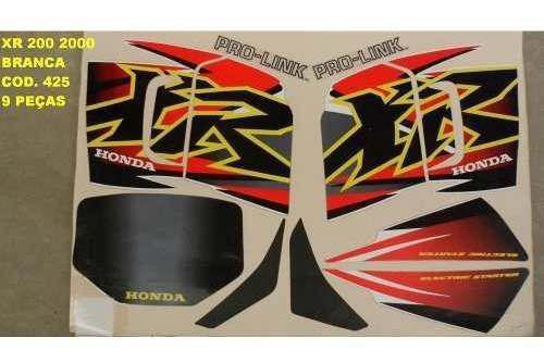 Faixa Xr 200 00 - Moto Cor Branca (425 - Kit Adesivos) - Jotaesse