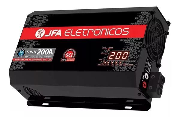 Fonte Automotiva 200a Jfa Carregador Sistema Sci