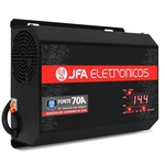 Fonte Automotiva Digital Jfa 70a - Bivolt com Voltímetro