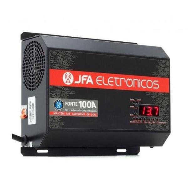 Fonte Automotiva Digital Jfa New F100a Sci - 14.4 V - Bivolt, Voltímetro e Indicador de Carga