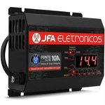Fonte Carregador Bateria Jfa 10a Bivolt Automatico Display