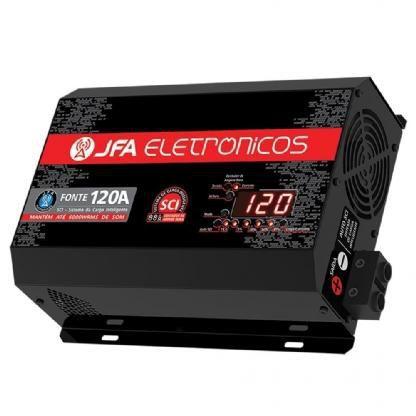 Fonte Carregador Bateria Jfa 120a Bivolt Automatico Display