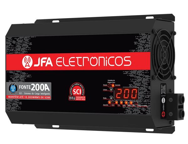 Fonte e Carregador de Bateria JFA 200A
