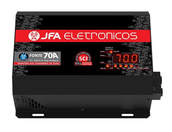 Fonte e Carregador de Bateria JFA 70A