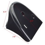 Glossy Black Spoiler dianteiro Chin Fairing Fit para Harley Sportster XL1200 Ferro 883