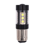 1157 80W 3030 16SMD Preto Shell Suave Driving Lampada Universal motocicleta Luz