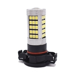 H16 5202 2835 66smd prata Shell Lamp Driving Luz Luz Universal motocicleta