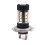 H7 80W 3030 16SMD Preto Shell Suave Driving Lampada Universal motocicleta Luz