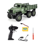 JJRC / Q68 6WD 1/18 RC Car 2.4G Offroad Militar Remoto Truck Controle 10 kmh RTR