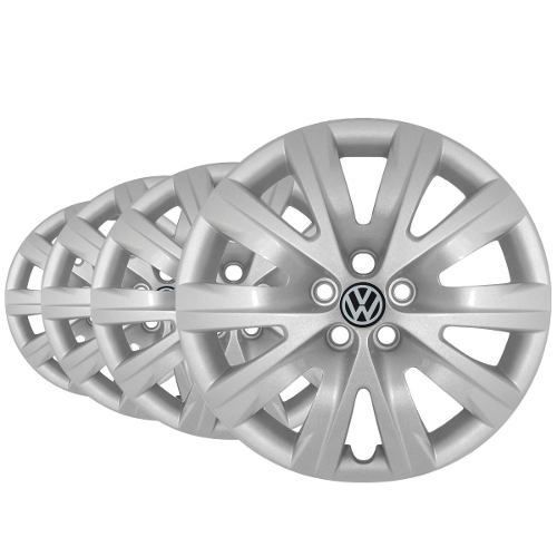 Jogo 4 Calota Aro 14 Fox 2012 2013 com Emblema Vw - Diadema