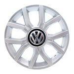 Jogo 4 Rodas Aro 14 Kr R-50 Vw Up 4x100 Prata Tala 6 Et38