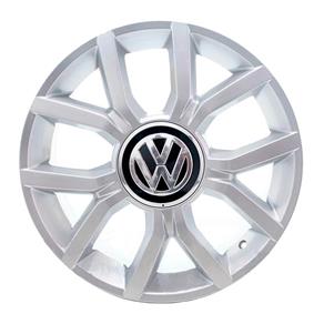 Jogo 4 Rodas Aro 14 KR R-50 Vw Up 4X100 Prata Tala 6 ET38