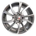 Jogo 4 Rodas Aro 17 Brw 1200 Civic 5x114,3 Grafite e Diamante Tala 7 Et45