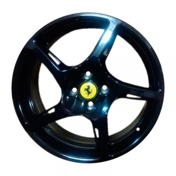 Jogo 4 Rodas Aro 17x7 Ferrari 4x100 Black Zk-500 - Zunky