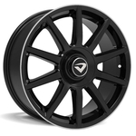 Jogo 4 Rodas Aro 17x6 Daimler Volcano 5x100/112 Diam.Preto