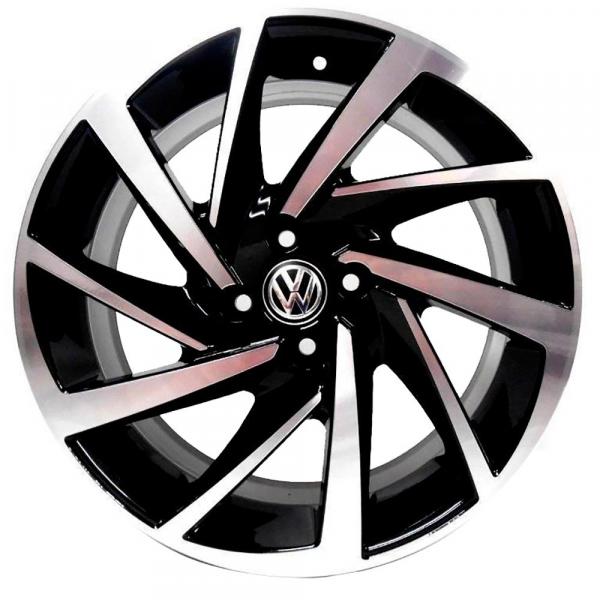 Jogo 4 Rodas Aro 18x7 Vw Novo Polo/Virtus 4x100 BD Et40 Krmai R93