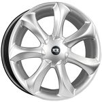 Jogo 4 Rodas Kr K-54 Aro 17 5x100/5x112 Prata Tala 7 Et 40