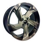 Jogo 4 Rodas Kr K-60 Aro 15 4x100 Black Gloss (bg) Tala 6 Et 36