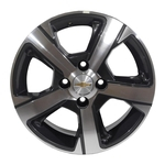 Jogo 4 Rodas KR R-82 Onix LTZ aro 15 4X100 preto e diamante (BD) tala 6 ET 39