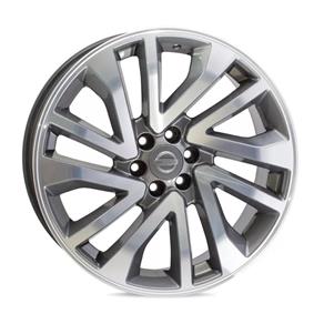 Jogo 4 Rodas Kr S01 Nissan Frontier Aro 18 6X114 Grafite e Diamante Tala 8,5 Et 33