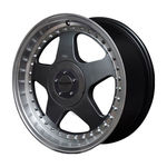 Jogo 4 Rodas Volcano Euro Aro 17 5x100/5x112 Grafite e Diamante Tala 7 Et 38