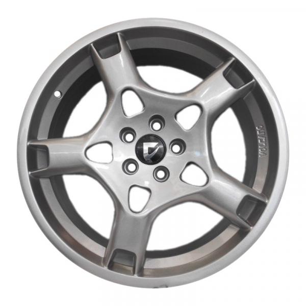 Jogo 4 Rodas Volcano Stuttgart Porsche Aro 17 5X100 Prata Tala 6 ET 40