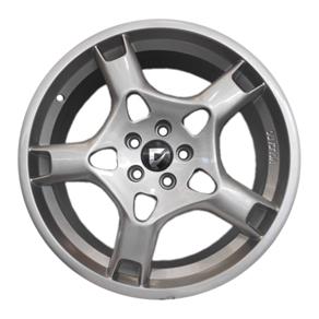 Jogo 4 Rodas Volcano Stuttgart Porsche Aro 17 5X100 Prata Tala 6 Et 40