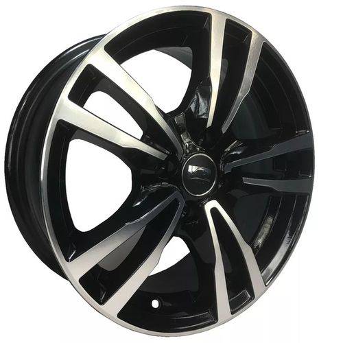 Jogo C/4 Rodas Aro 15X6,0 Krmai K64 4X100 Offset 36 Bd (Black Diamond)