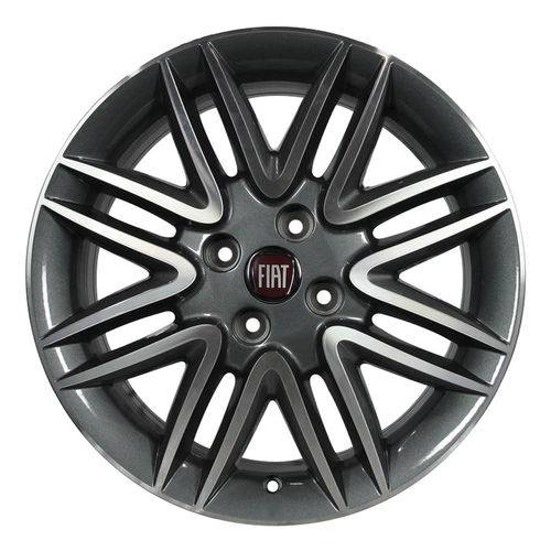 Jogo C/4 Rodas Aro 15X6,0 Krmai R14 4X98 Offset 42 Gd (Graphite Diamond) Punto Sporting