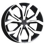 Jogo C/4 Rodas Aro 15X6,0 Krmai R35 5X100 Offset 40 Bd (Black Diamond) Audi RS6