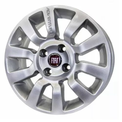 Jogo com 4 Rodas Aro 14X6,0 Krmai R59 4X98 Offset 35 Ss (Silver Star) Nova Strada Adv