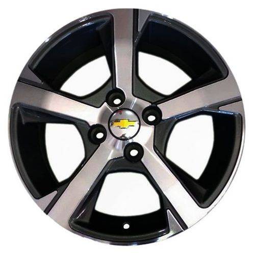 Jogo C/4 Rodas Aro 15X6,0 Krmai R82 4X100 Offset 39 Gde (Graphite Diamond Escuro) Onix Ltz