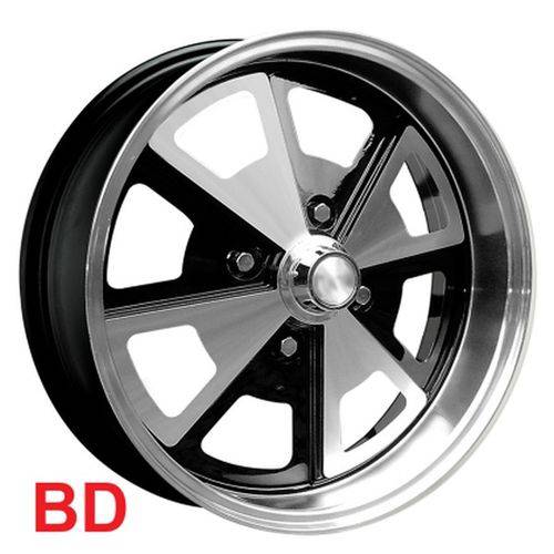 Jogo C/4 Rodas Aro 15X6,0 Krmai R84 4X130 Offset 36 Bd (Black Diamond) Fusca