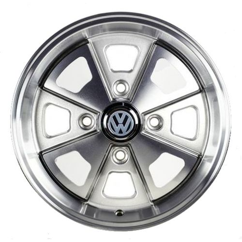 Jogo C/4 Rodas Aro 15X6,0 Krmai R84 4X130 Offset 36 Sd (Silver Diamond) Fusca