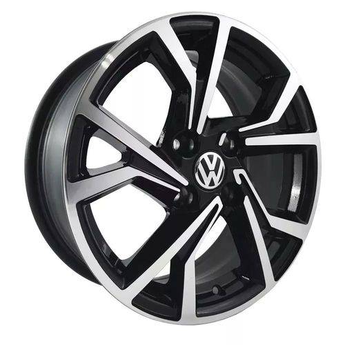 Jogo C/4 Rodas Aro 15X6,0 Krmai R94 4X100 Offset 38 Bd (Black Diamond) Golf Gti 2018