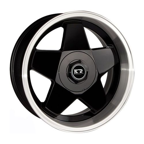 Jogo C/4 Rodas Aro 15x7,0 Krmai K56 4x100/108 Offset 32 Bd (black Diamond) Borbet