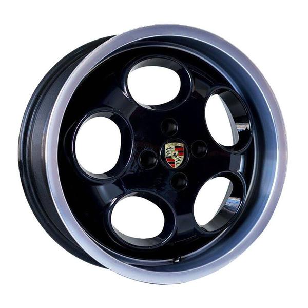 Jogo C/4 Rodas Aro 15x7,0 Krmai M6 4x100 Offset 32 Bd (black Diamond) Porsche