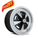 Jogo C/4 Rodas Aro 15x7,0 Krmai M8 5x114 Offset 25 Bd (black Diamond) Opala Ss