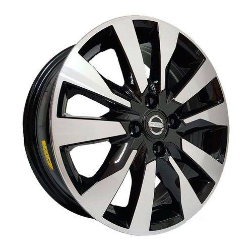 Jogo C/4 Rodas Aro 16x6,0 Krmai R90 4x100 Offset 40 Bd (black Diamond) Nissan Kicks