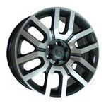 Jogo C/4 Rodas Aro 16x7,0 Krmai R49 6x114 Offset 23 Gd (graphite Diamond) Nissan Frontier