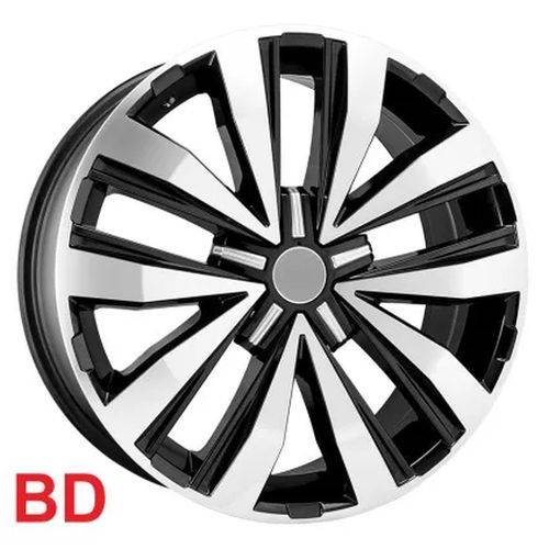 Jogo C/4 Rodas Aro 16x7,0 Krmai R87 5x120 Offset 40 Bd (black Diamond) Amarok