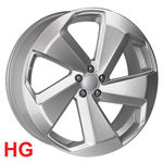 Jogo C/4 Rodas Aro 17x6,0 Krmai R71 5X100 Offset 42 Hg (Hyper Gloss) Golf Gti Alemao