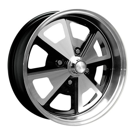 Jogo C/4 Rodas Aro 17X6,0 Krmai R84 4X130 Offset 42 Bd (Black Diamond) Fusca