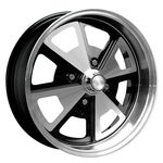 Jogo C/4 Rodas Aro 17X6,0 Krmai R84 4X130 Offset 42 Bd (Black Diamond) Fusca