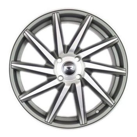 Jogo C/4 Rodas Aro 17X7,0 Krmai K51 4X108 Offset 40 Gd (Graphite Diamond) Vossen