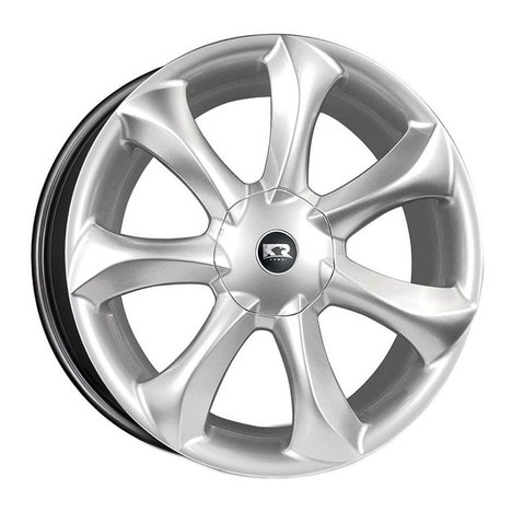 Jogo C/4 Rodas Aro 17X7,0 Krmai K54 5X100/114 Offset 40 Ss (Silver Star) Santorini