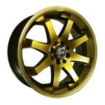 Jogo C/4 Rodas Aro 17x7,0 Krmai K59 4x100 Offset 38 God (gold Diamantado)