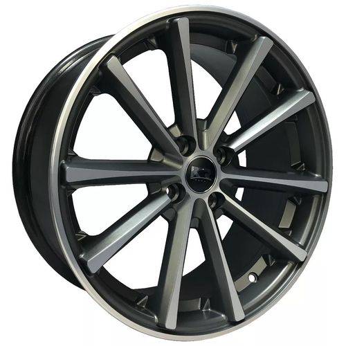 Jogo C/4 Rodas Aro 17X7,0 Krmai K63 4X100 Offset 32 Gfd (Graphite Fosco Diamond)