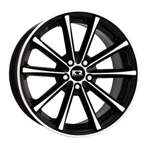 Jogo C/4 Rodas Aro 17x7,0 Krmai K63 5x105 Offset 32 Bd (black Diamond)